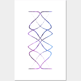 Space curves Posters and Art